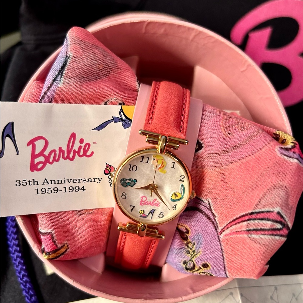 Barbie 35th Anniversary Fossil Limited Edition watch. 1st in the series.